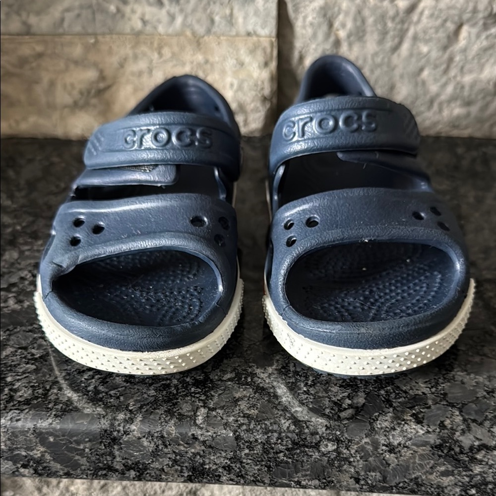 Crocs Kids Navy Sandals size 7